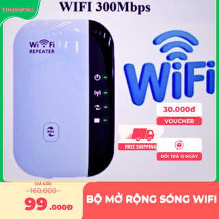 Bộ kích sóng WIFI Repeater 300Mbps, thiết bị khuếch đại và mở rộng sóng wifi chuẩn N - Kích sóng wifi