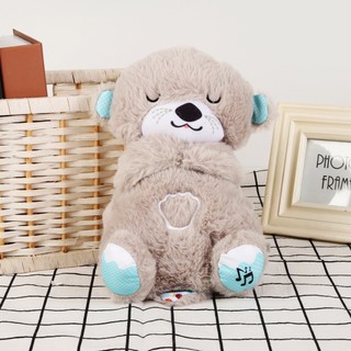 Gấu bông nhịp thở rái cá otter, koala có nhạc êm dịu ru ngủ cho bé GB009