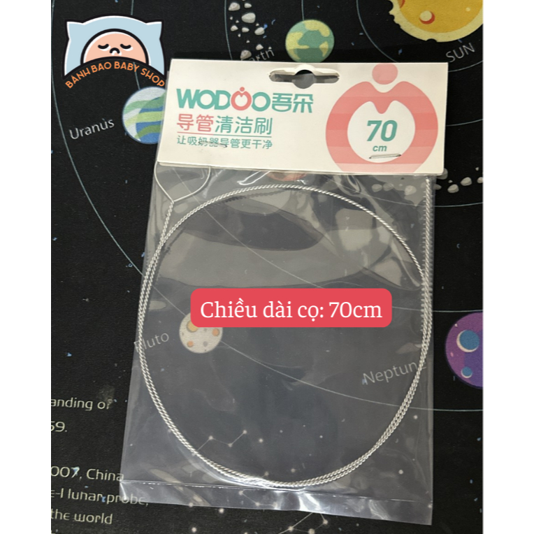 Dây cọ vệ sinh ống dây máy hút sữa, ống hút bình tập uống, ống hút bình sữa, cọ 70cm