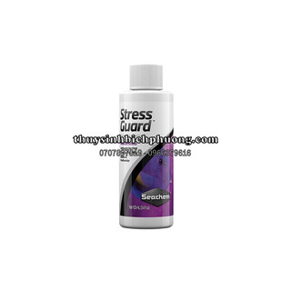 SEACHEM STRESSGUARD 100ML, 250ML, 500ML - KHỬ NƯỚC, GIẢM TRESS CHO CÁ