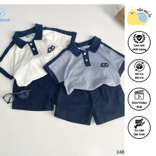 Set áo polo chất liệu áo cotton thoáng mát, thấm hút mồ hôi, phối quần kaki mềm mịn