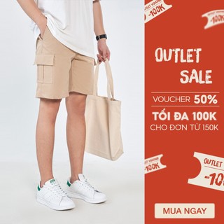 Quần short nam kaki 2 túi hộp BoxBox thiết kế trẻ trung cực năng động thương hiệu JBAGY - JN0104