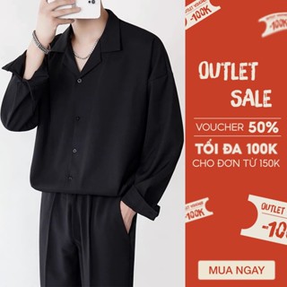 Áo sơ mi nam form rộng COVE cổ vest Hàn Quốc vải lụa lạnh mềm mại thương hiệu JBAGY - JS0102