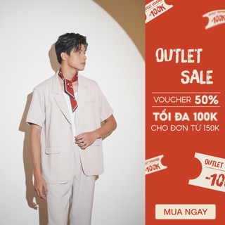 Áo blazer nam hàn quốc Thương Hiệu Jbagy - tay ngắn phong cách thanh lịch trẻ trung JK0105
