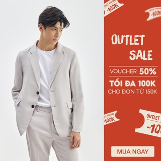 Áo khoác blazer 2 lớp form rộng hàn quốc thương hiệu JBAGY - JK0101