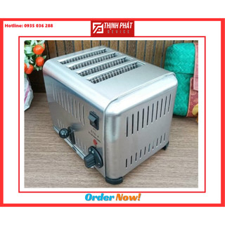 Máy nướng bánh mì sandwich inox 4 ngăn