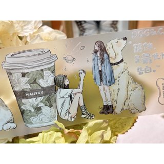 Washi tape cô gái mộng mơ Dreaming Xiyue chu kì 100cm | meohime198
