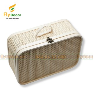 Giỏ mây tre, giỏ quà tết, giỏ đựng quà tặng, Giỏ Picnic quai xách FG1T - Flydecor