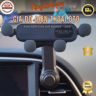 Giá Đỡ Điện Thoại Kẹp Cửa Gió Điều Hoà Ô Tô Xe Hơi Little One 5 Xoay 360 Độ phù hợp nhiều loại xe