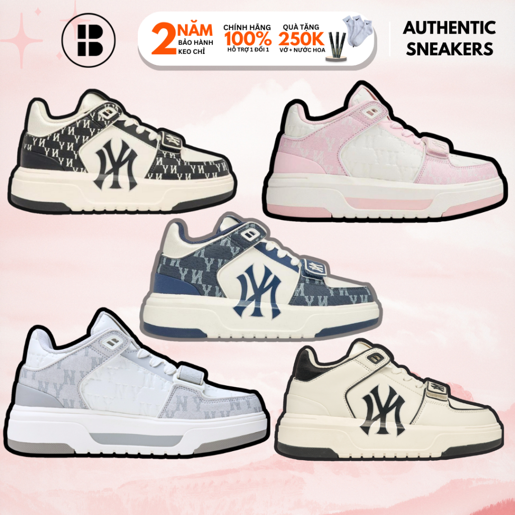 [Chính Hãng] Giày Mlb Liner Mid Chunky , Giày Ny Thể Thao Cổ Mid, New_York_Yankees.