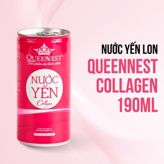 Yến lon collagen queennest 190ml