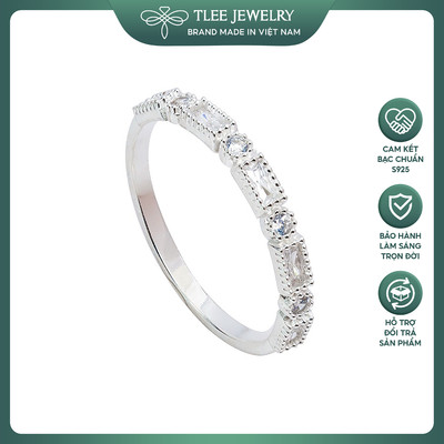 Nhẫn bạc nữ TLEE Union nạm đá cao cấp TLEE JEWELRY A0164