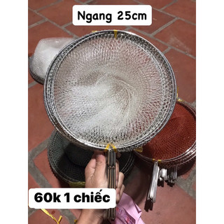Vợt lưới cước khung inox.