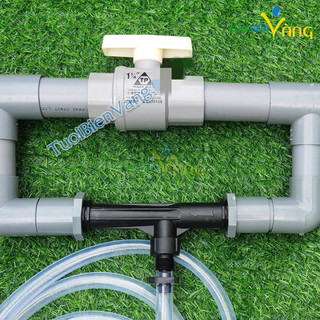 Bộ châm phân tự động venturi 34mm khung ống PVC 42mm