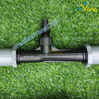 Bộ châm phân tự động venturi 34mm khung ống PVC 42mm