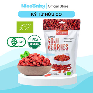 Kỷ Tử Hữu Cơ Amavie Foods 170G Dinh Dưỡng Cho Bé Ăn Dặm Nấu Chè Chưng Yến NiceBaby