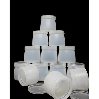 Combo 100 hũ sữa chua nhựa lùn 100ml kèm nắp