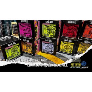 Kèm Tặng gói dung dịch vệ sinh bảo dưỡng khi mua bộ dây đàn guitar điện chính hãng Ernie Ball P02223 P02222 P02221 P0222