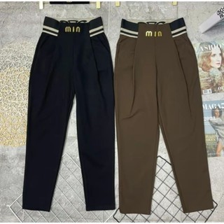 Quần Baggy nữ cạp cao chun 10cm ghen bụng vải umi hàn cao cấp mềm mịn mát có giãn 4 chiều_ M688888