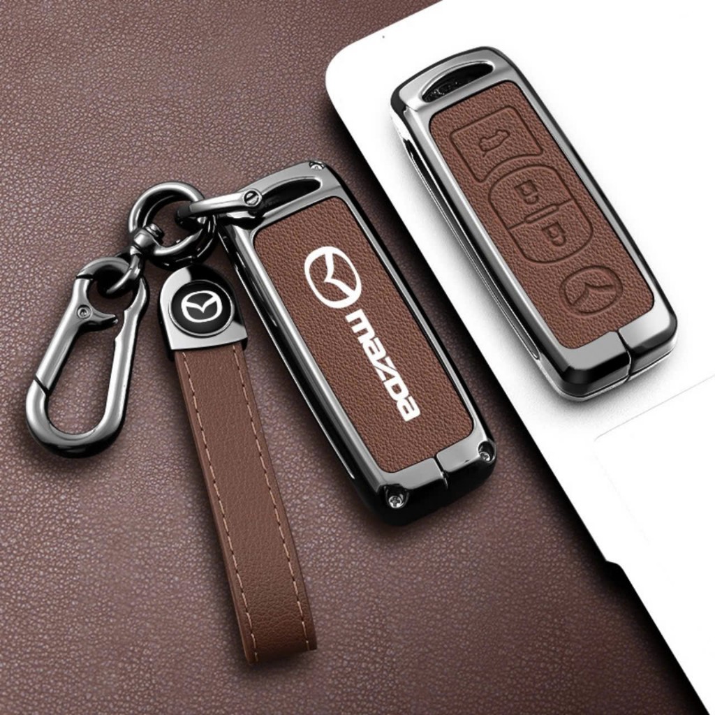 Ốp bảo vệ chìa khóa xe MAZDA 3,MAZDA CX5,MAZDA 6,CX8,bằng hợp kim cao cấp-Phu Kiện Xe Hơi ROYAL