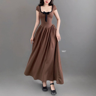 ĐẦM ĐAN LƯNG MAXI CÓ MÚT NƠ XINH CÓ BIGSIZE