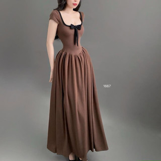 ĐẦM ĐAN LƯNG MAXI CÓ MÚT NƠ XINH CÓ BIGSIZE