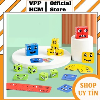 Bộ rubik Cảm Xúc Emoji, Rubik thay đổi cảm xúc khuôn mặt, Đồ Chơi Đối Kháng Trí Tuệ Phát Triển Tư Duy Thay Đổi Khuôn Mặt