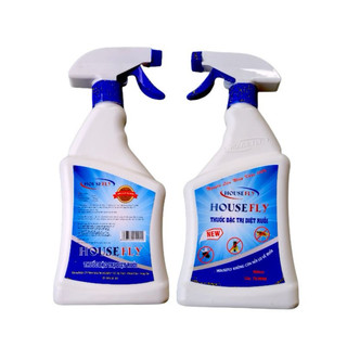 Chai xịt diệt ruồi hương chanh HOUSEFLY 500ml. xịt đâu ruồi chết đó. dẫn dụ ruồi tới nơi xịt.