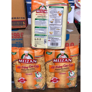 Mì trứng cao cấp meizan 500g sợi tròn