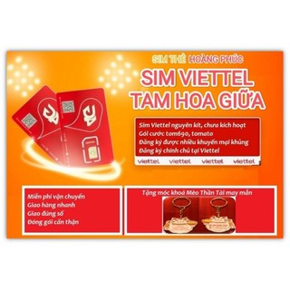 Sim Viettel cặp gánh tam hoa giữa đẹp, dễ nhớ, sim Viettel đầu số 09 08 03, sim trả trước chưa kích hoạt, tom690.
