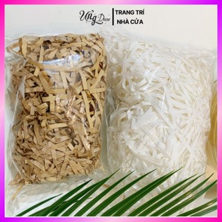  Giấy rơm cắt nhỏ lót quà tặng hộp trang trí decor quà tặng giỏ quà 