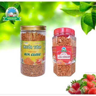 [Combo 2 hủ] 1 Hủ 400g Thượng Hạng, 1 Hủ 300g Cay - Muối Tôm Miền Tây Kim Giang
