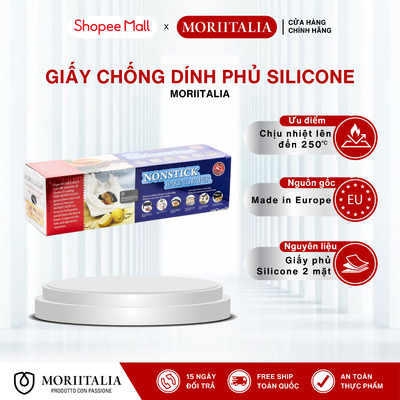 Giấy Chống Dính Phủ Silicone MORIITALIA GCDD00002844, 30cm x 75m, Dùng được trong lò vi sóng