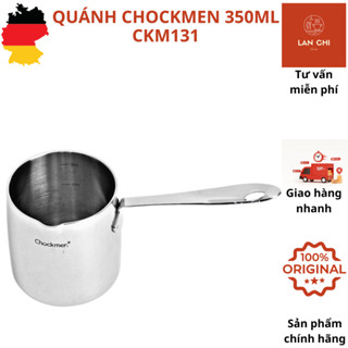 Quánh inox CHOCKMEN 350ML, quánh nấu socola, quánh đun sữa, cafe, quánh sâu lòng, nồi chiên ngập dầu