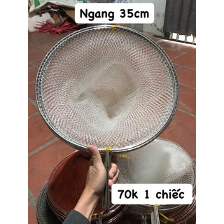 Vợt lưới khung inox.( mắt lưới 0,7cm )