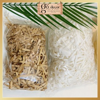 Giấy rơm, giấy vụn cắt nhỏ lót hộp quà tặng, hộp trang trí decor quà tặng, giỏ quà ngày Tết