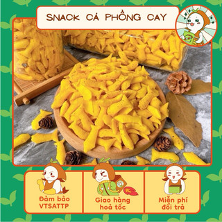  Bánh Cá Phồng Cay Thơm Ngon Giòn Snack Bim Bim Cay Đồ ăn vặt Ăn Vặt Nhà Mầm 