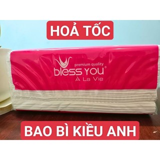 giấy khăn rút lụa bless you 250 tờ