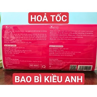 giấy khăn rút lụa bless you 250 tờ