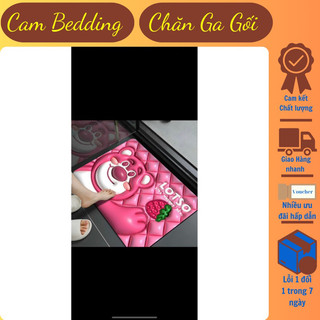 Thảm Chân Bali Chất Liệu Nỉ Lì Mẫu Gấu Lotso 5D kt 40 x 60cm