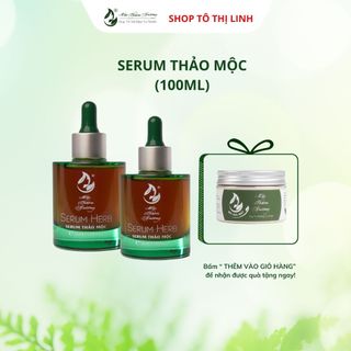 Serum Thảo Mộc Giảm Mụn Nặng, Mờ Thâm Nám, Sạch Mụn, Sáng Da, Kiềm Dầu Loại 100ml | Mộc Thiên Hương