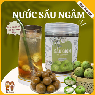  Nước sấu ngâm - sấu bánh tẻ ngâm đường đặc sản Hà Nội - sấu bánh tẻ to giòn hạt lép chua ngọt đã khát 