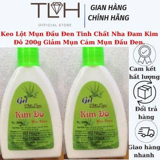 Keo lột mụn đầu đen tinh chất nha đam kim đô 200g giảm mụn cám mụn đầu đen.