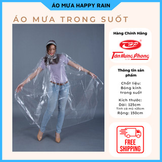 Áo Mưa Trong Suốt Tân Hưng Phong Hàng Chính Hãng