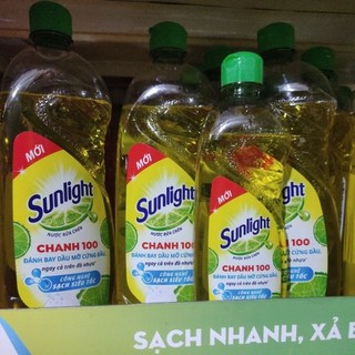 Nước rửa chén Sunlight Chanh chai 400g/750g