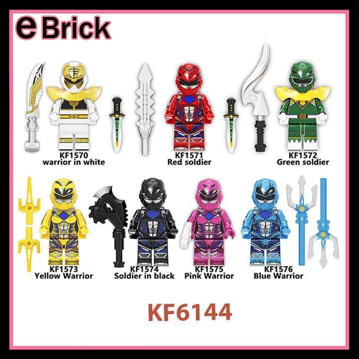 Mô Hình Năm Anh Em Siêu Nhân Gao Mô hình Power Rangers Nhân Vật Nhỏ KF6144
