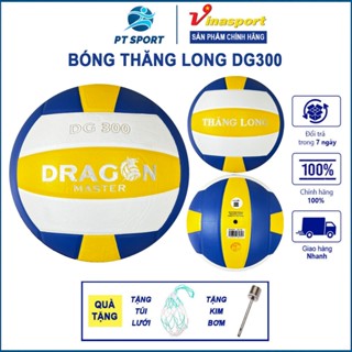 Bóng Chuyền Thăng Long Dragon DG300 Da PU Hàn Quốc Đánh Êm Tay Đạt Tiêu Chuẩn Tập Luyện Và Thi Đấu
