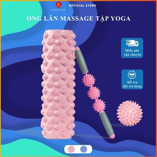Con Lăn PIDO 45cm Massage giãn cơ trị liệu mát xa sau tập Gym Yoga thể thao thể hình