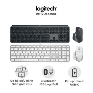 Combo Bàn phím không dây Bluetooth Logitech MX Keys S và Chuột không dây MX Master 3s