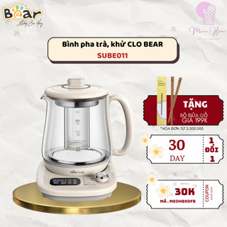 Máy pha trà bear 12 chế độ khử clo đa năng chưng yến, pha sữa, hâm sữa cho bé - sube011